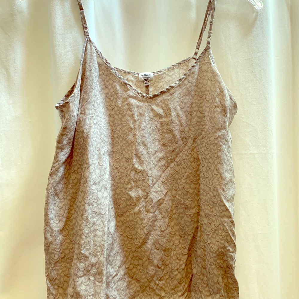 Aritzia Wilfred 100% Silk Tank Top